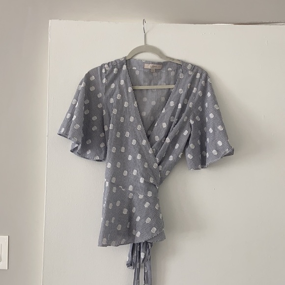LOFT polka dot blouse - Picture 2 of 3